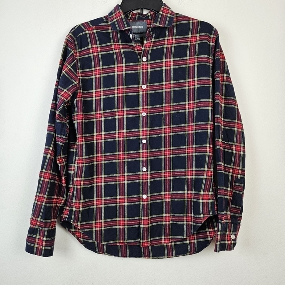 Bonobos Slim Fit Plaid Buttondown Shirt Size Small - Picture 1 of 6